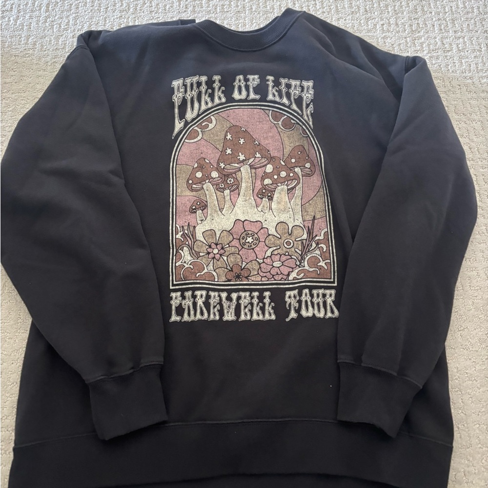 oversized graphic crewneck hollister